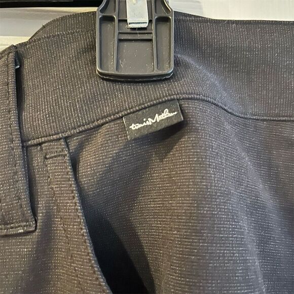 Travis Mathew Men's Black Dress Pants Size 38 Flat Front Casual - Picture 3 of 8